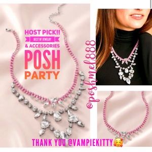 :: Stella & Dot💗💎Pink Neon Dream [V] Necklace